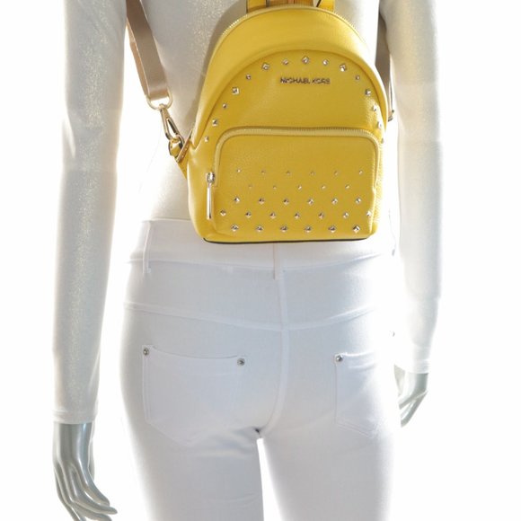 Michael Kors Erin Stud SMALLMini Backpack Citrus